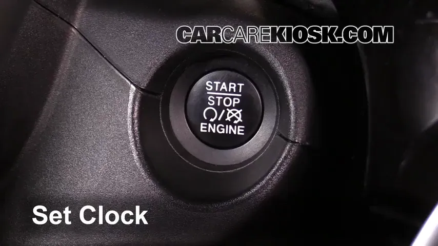 2016 Fiat 500X Easy 2.4L 4 Cyl. Horloge Régler l'horloge